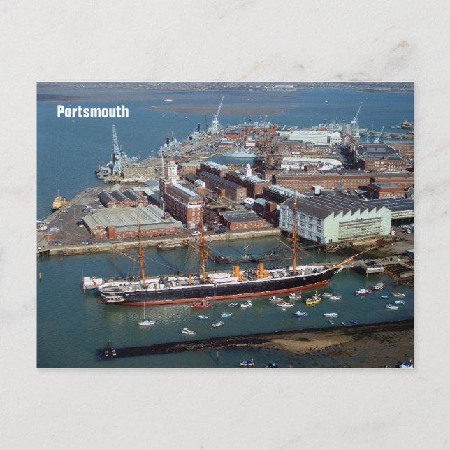 postal de Portsmouth (Anverso)