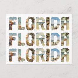 Postal de postal inspirada en la cosecha de Florid