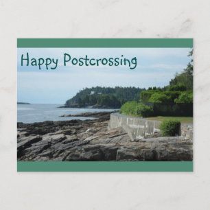 Postal de Postcrossing de la trayectoria de la