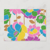 Postal de potencia de flor de Groovy