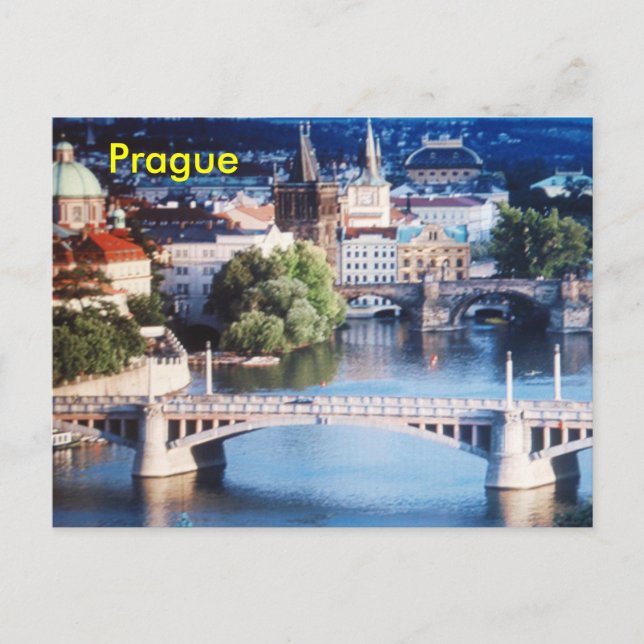 postal de Praga (Anverso)