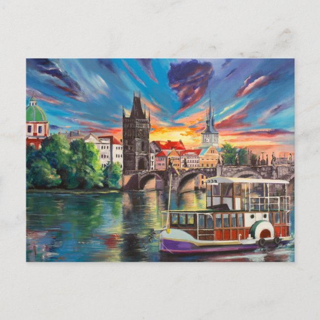 postal de Praga sobre los cuentos de hadas (Anverso)