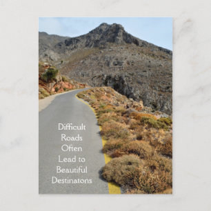 Postal de presupuesto de viaje inspirador