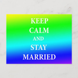 Postal de presupuesto matrimonial