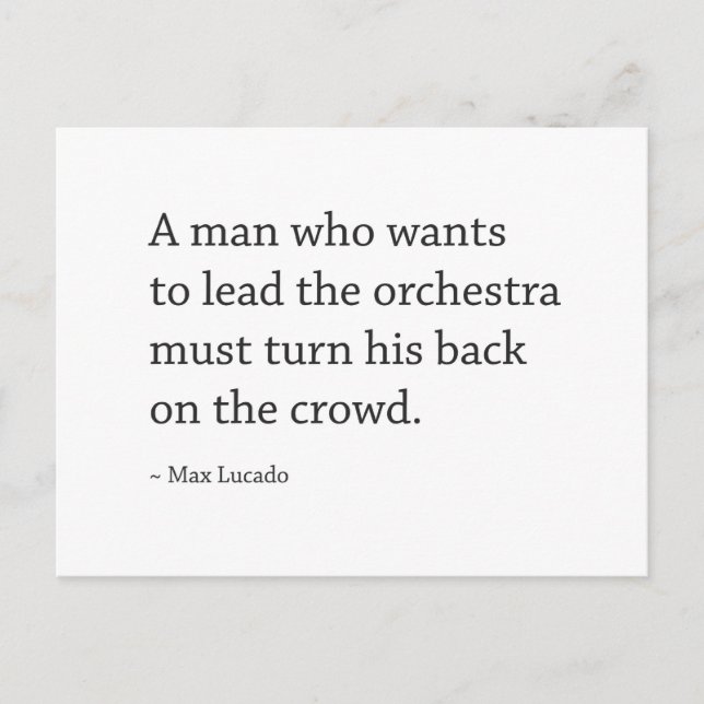 Postal de presupuesto motivacional blanco y negro (Anverso)