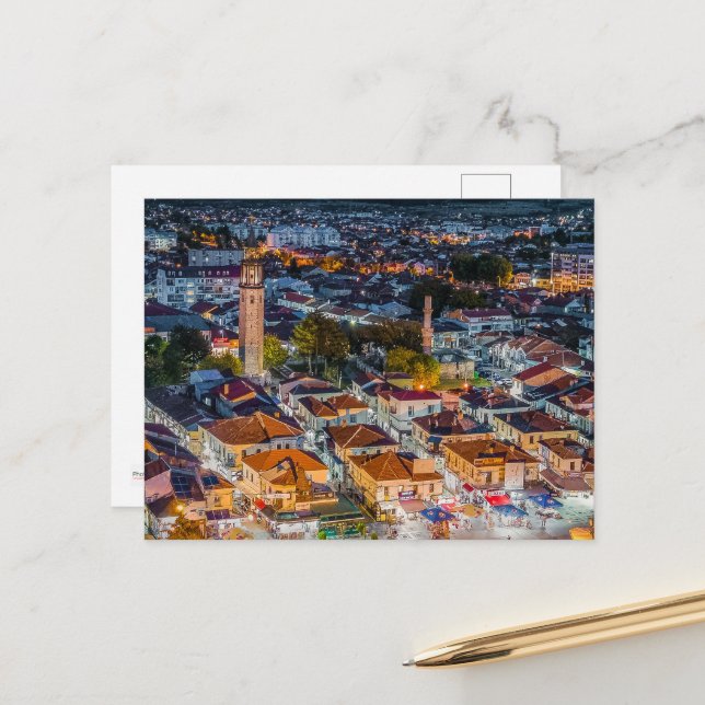 Postal de Prilep: El viejo bazar (Anverso/Reverso In Situ)