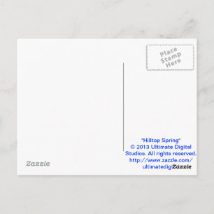 Postal de primavera de Hilltop