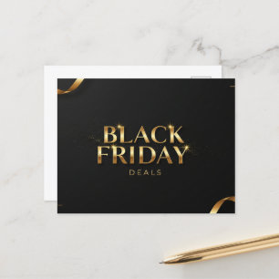 Postal de promociones del viernes negro