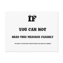 Postal de prueba ocular