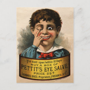 Postal de publicidad impar vintage