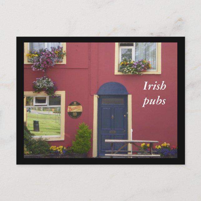 postal de pubs de Irlanda (Anverso)