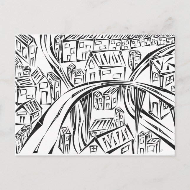 Postal de pueblo circundante (Anverso)