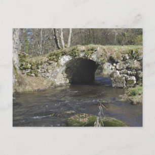 Postal de puente de piedra antigua