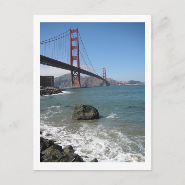 Postal de puente Golden Gate (Anverso)