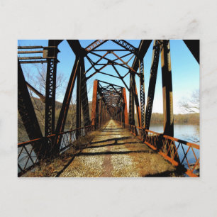 Postal de puente RR abandonada