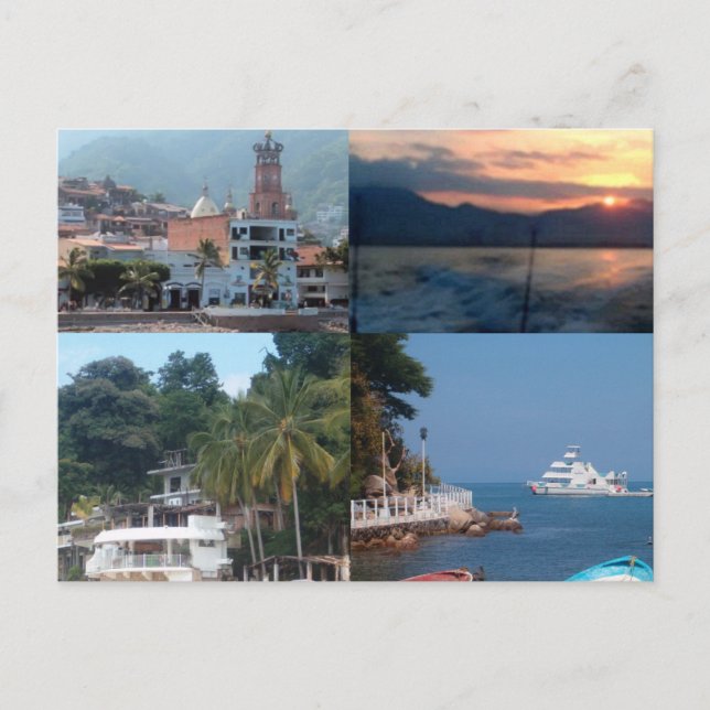 Postal de Puerto Vallarta (Anverso)