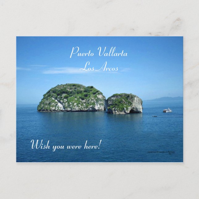 Postal de Puerto Vallarta Los Arcos (Anverso)