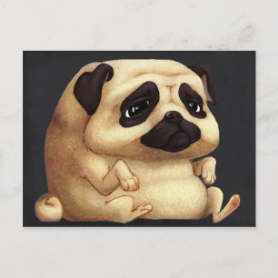 postal de pug