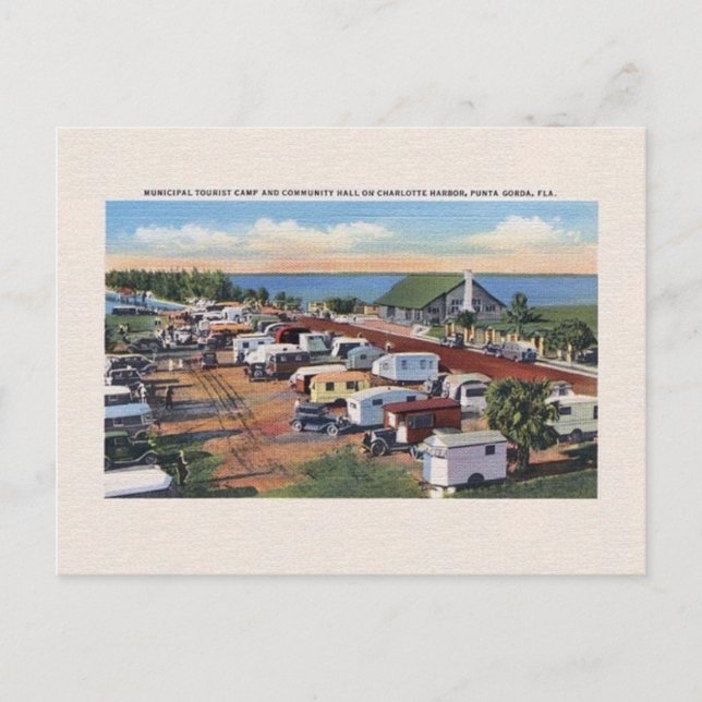 Postal de Punta Gorda Florida (Anverso)
