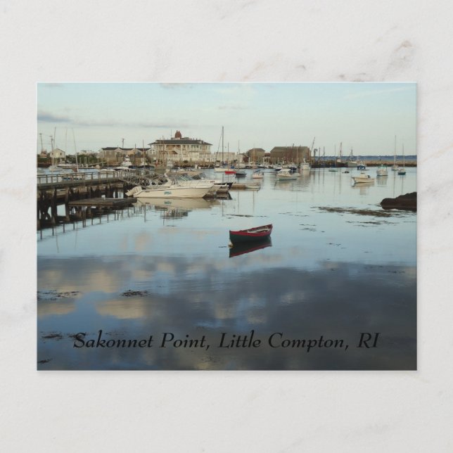 Postal de punto Sakonnet, Little Compton, RI (Anverso)