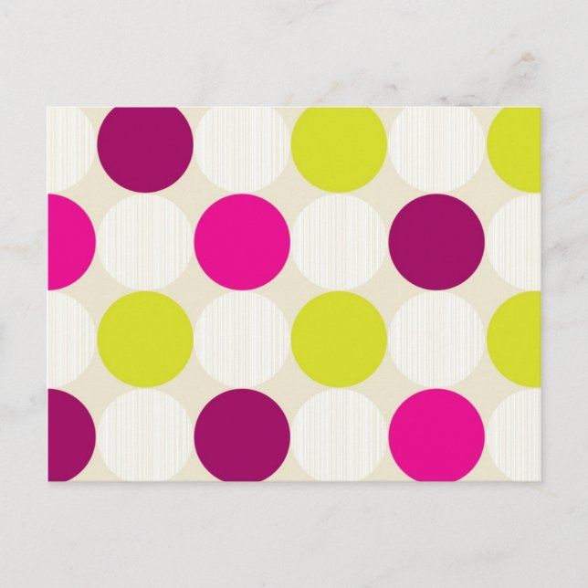 Postal de puntos de polka (Anverso)