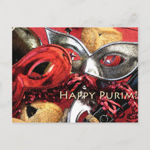 Postal de Purim Feliz