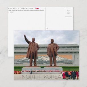 Postal de Pyongyang, Corea del Norte
