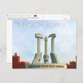 Postal de Pyongyang, Corea del Norte