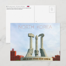 Postal de Pyongyang, Corea del Norte