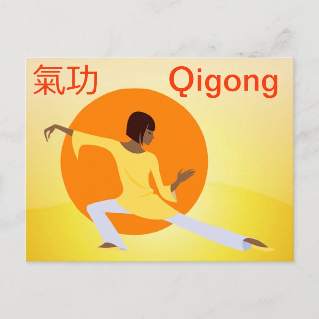postal de Qigong (Anverso)