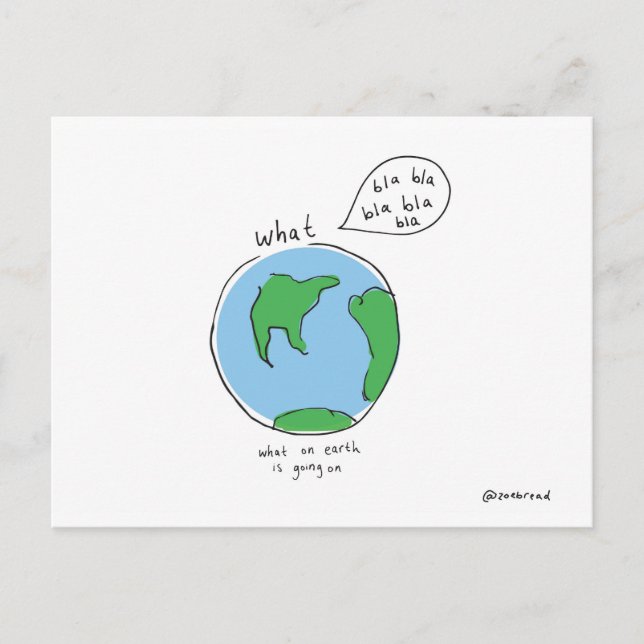 postal de qué diablos (Anverso)