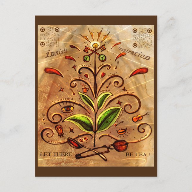 Postal de 'Que haya té' (Anverso)