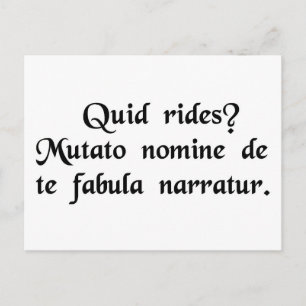 Postal ¿De qué te ríes? Sólo cambia el nombre...