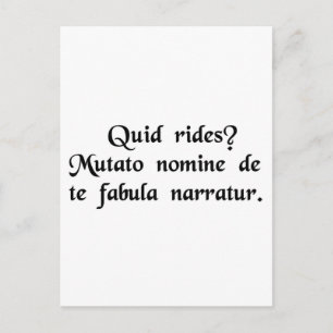 Postal ¿De qué te ríes? Sólo cambia el nombre......