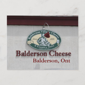 Postal de queso de Balderson