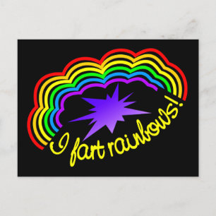 Postal de Rainbow Farts, personalizar