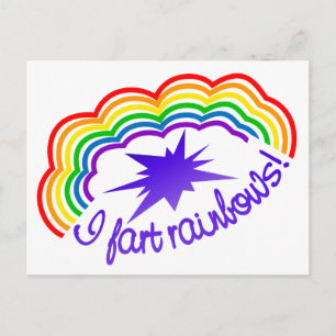 Postal de Rainbow Farts, personalizar