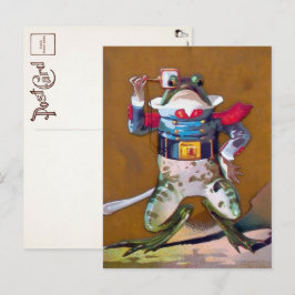 Postal de rana victoriana