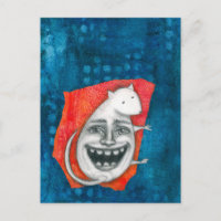 Postal de ratón excitable