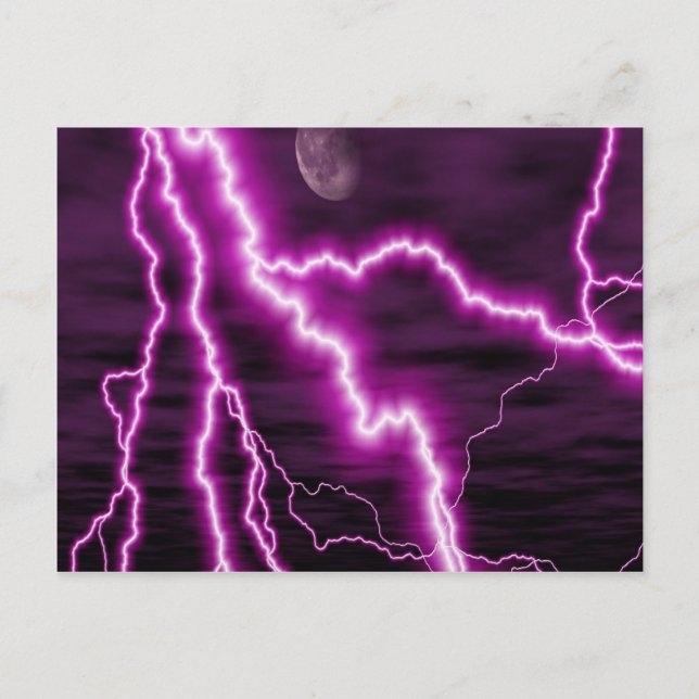 Postal de rayo morado (Anverso)