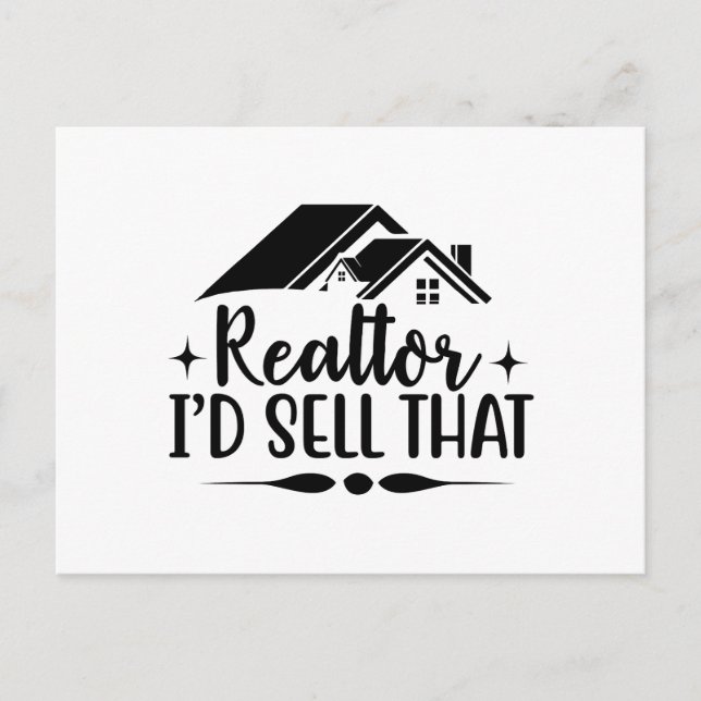 Postal de Realtor Inmobiliario (Anverso)