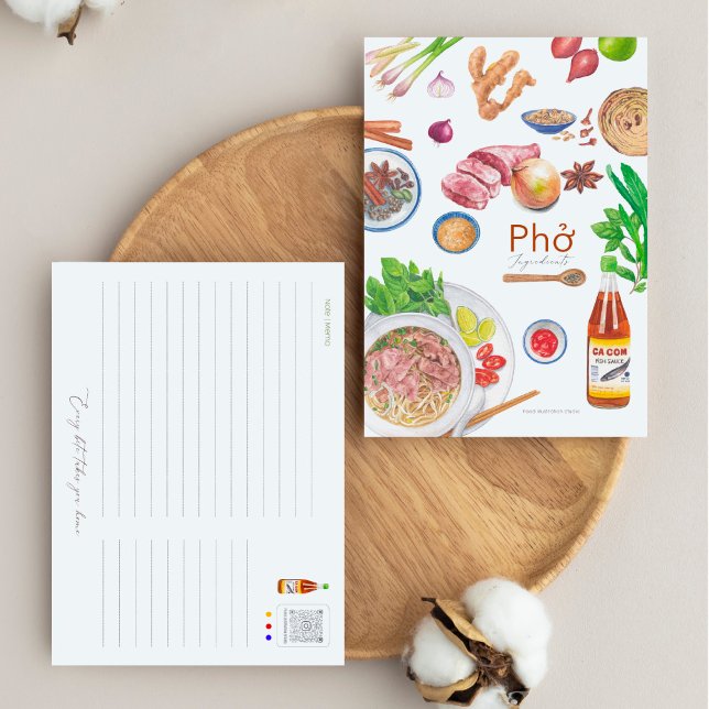 Postal de receta de Pho (Subido por el creador)