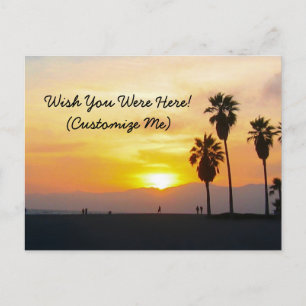 Postal de recuerdo de Venecia Beach California Sun