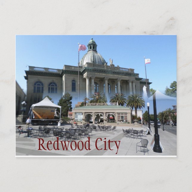 Postal de Redwood City (Anverso)