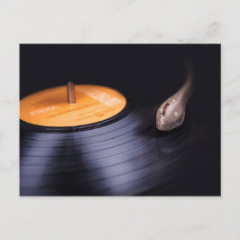 Postal de registro LP retro