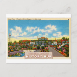 Postal de reimpresión histórica de la planta Pangb