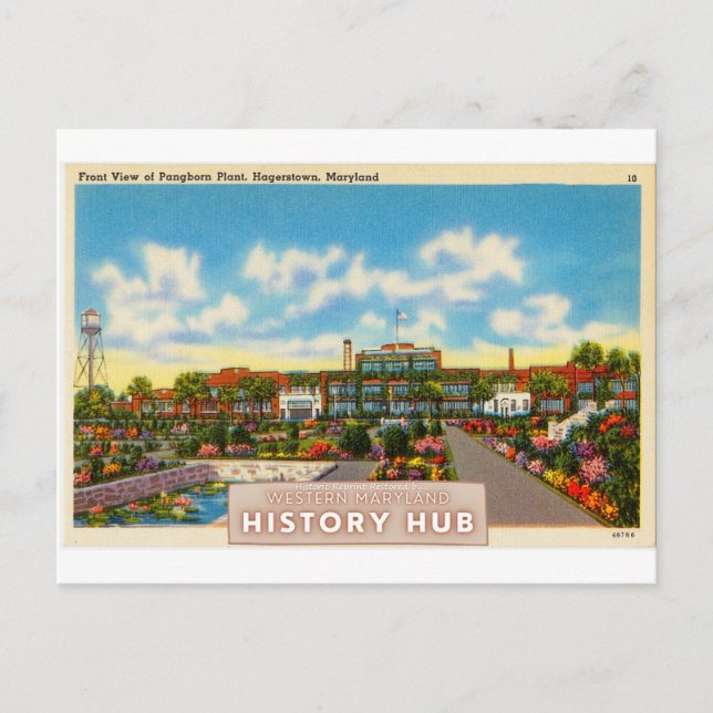 Postal de reimpresión histórica de la planta Pangb (Anverso)