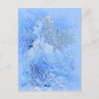 Postal de Reina de Nieve