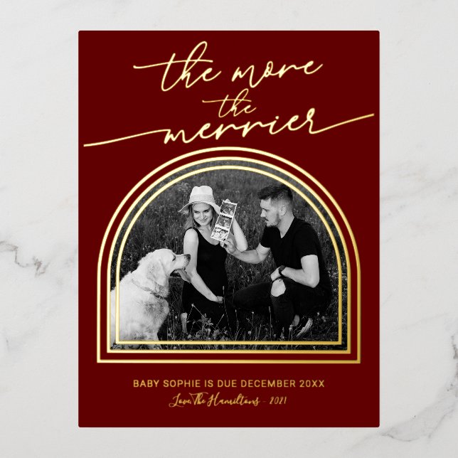 Postal de Relieve metalizado de Invitación de Emba (Anverso)