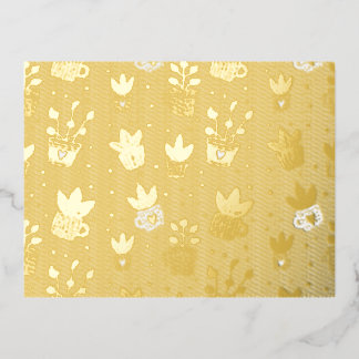 Postal de Relieve metalizado para el amante - Arte